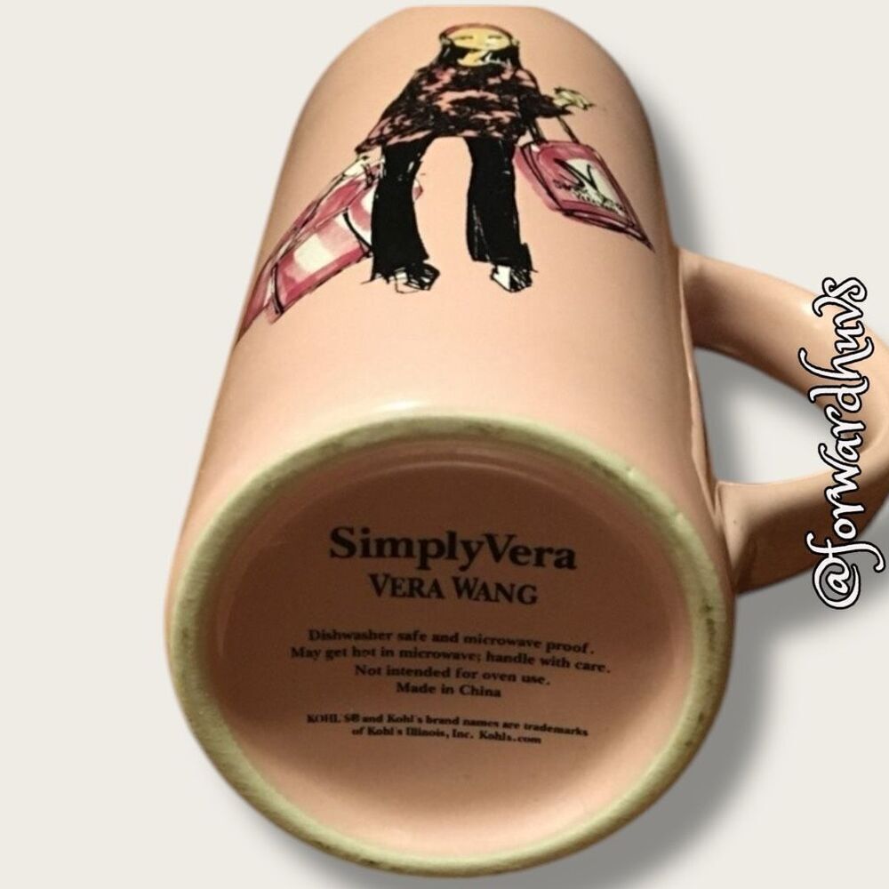 Simply Vera Vera Wang Ribbon Mug Pink - Picture 6 of 10